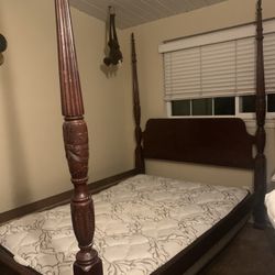 4 Pole Queen Bed Frame