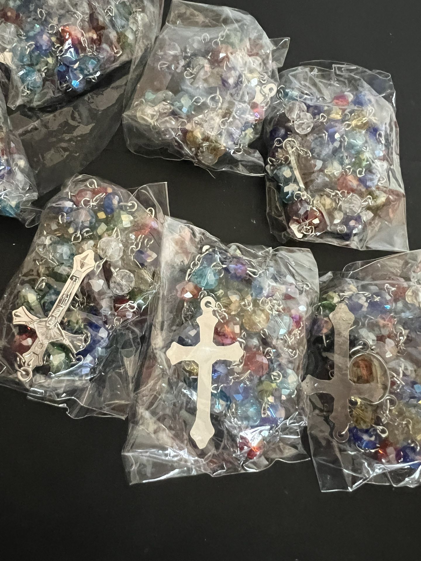 Mixed Color Rosaries - A Dozen 