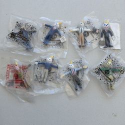 Vintage Jack in The Box bendy lot of 8 new in packages