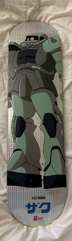 HUF Opened Gundam Blind Bag Skate Deck.