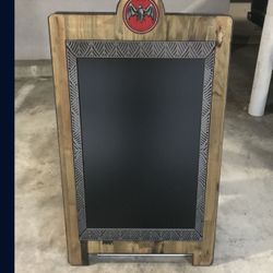 Rustic Double Sided Chalkboard Sign