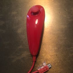 Official OEM Nintendo Red Nunchuck Tested