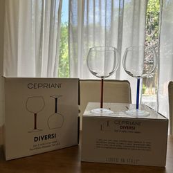 MoMA’s ‘Cepriani Diversi’ Wine Glasses - Set of 4