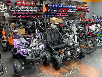 ATV, dirt bike, go kart