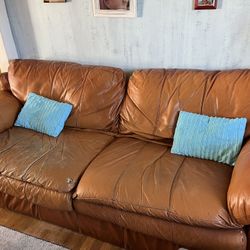 Leather Couch