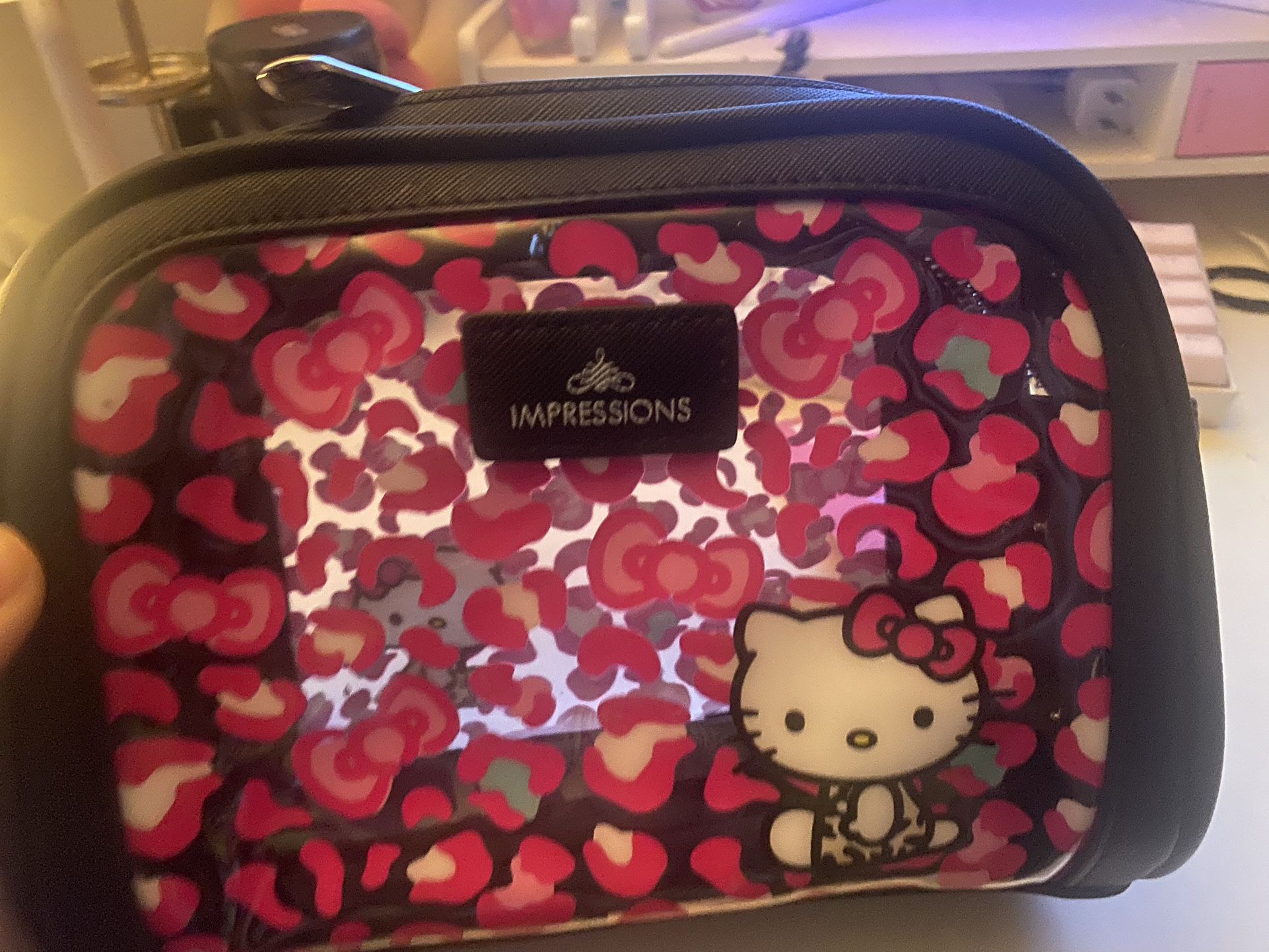 Hello kitty makeup bag