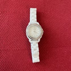 Ladies Coach Ceramic And Crystal Watch