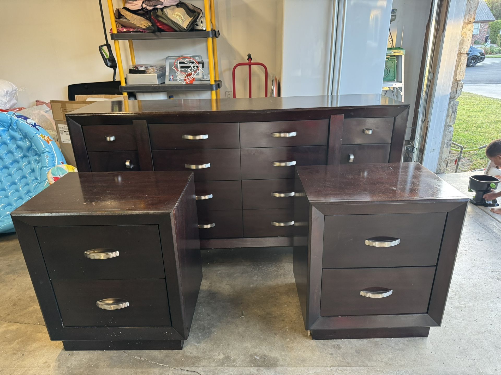 Dresser and Nightstand Set