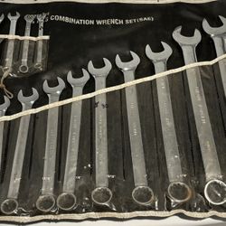 LARGE COMBINATION WRENCH SET 3/16” - 1 1/4”
