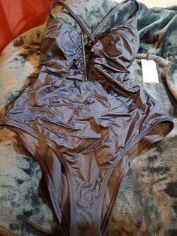 Shade & Shore Gray One Piece