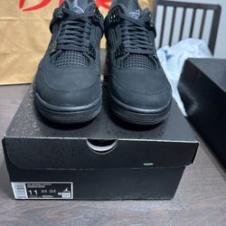 Retro 4 Black Cat  Size 12 