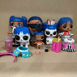 Lot of lol dolls, 