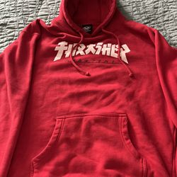 red trasher hoodie cheap