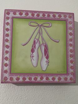 Ballerina Shoes Canvas Picture