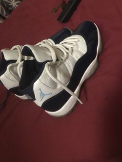 Blue high top 11s size 8 vndssss worm 3x