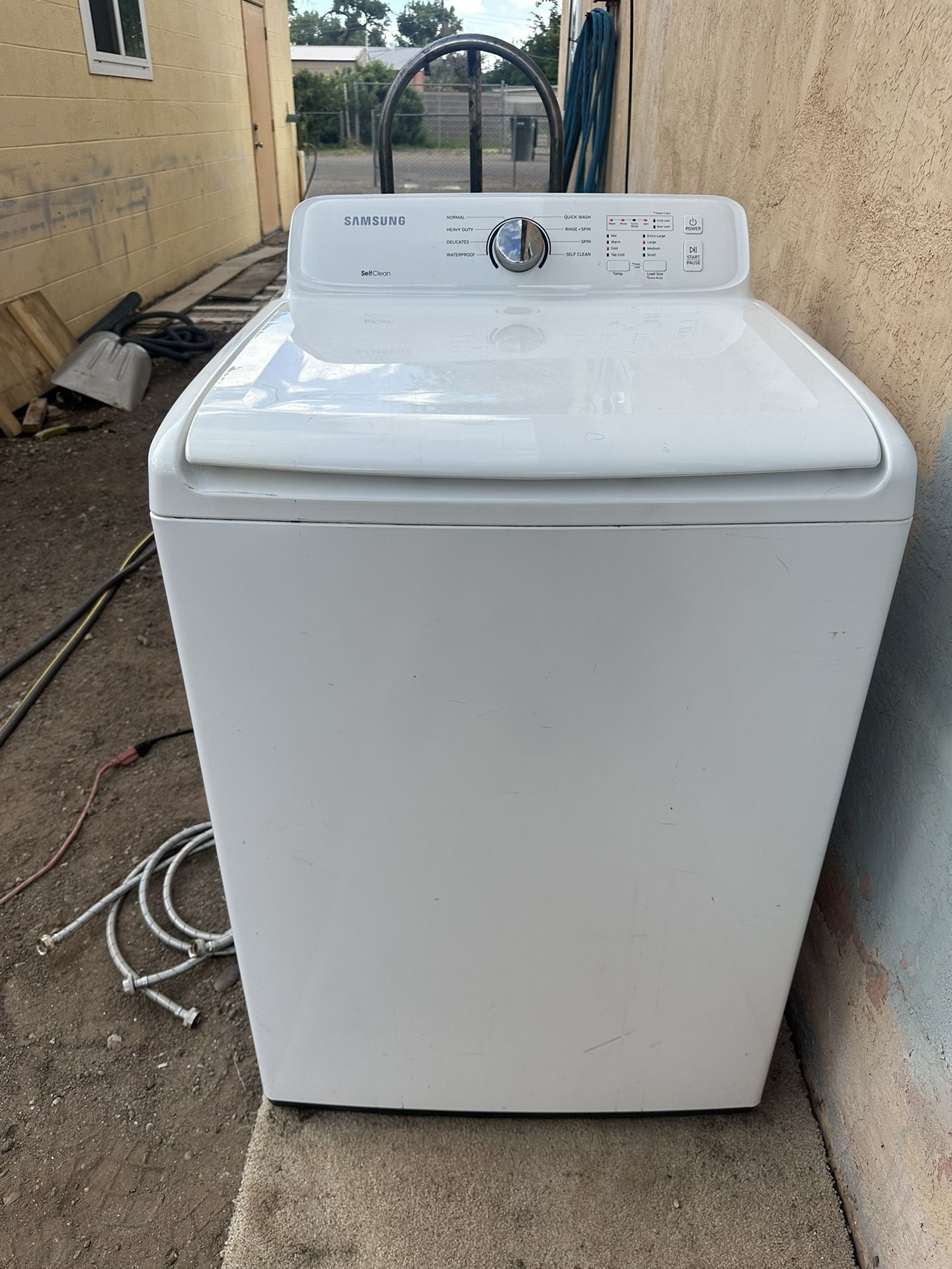 Samsung White Top Loading Washer For Sale $125 Or Best Offer