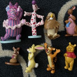 Winnie The Pooh Toys Figures Lot 