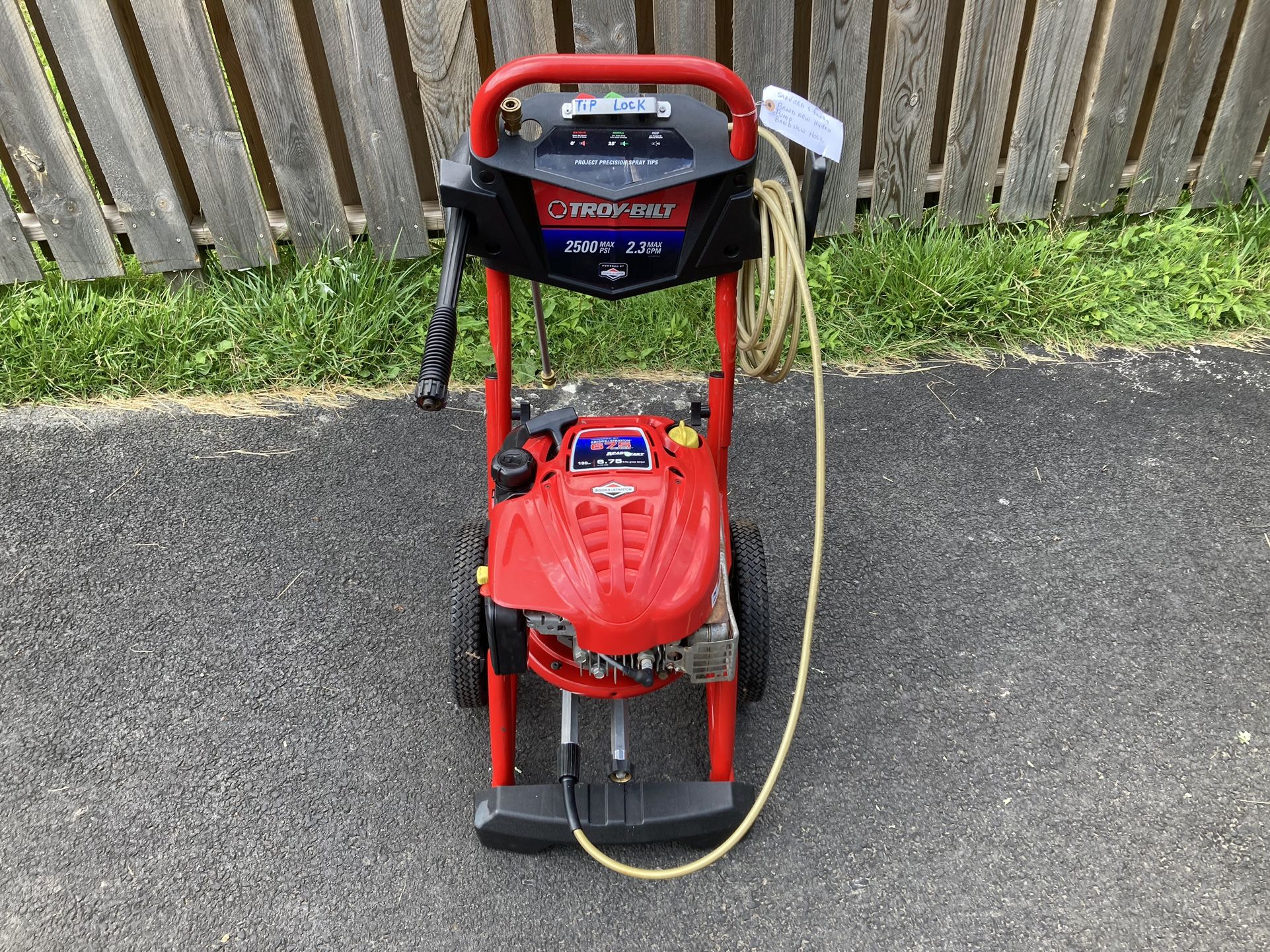 Troy Bilt 2500 PSI Pressure Washer NEW PUMP