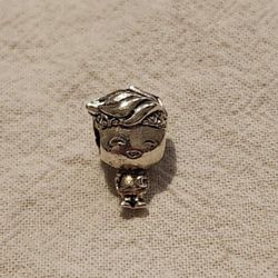 NEW Pandora Teenage Boy Sterling Silver with Enamel Charm Bead.  From a clean and smoke-free household.  Shipping or Pick Up Only at 23rd Street in Wa