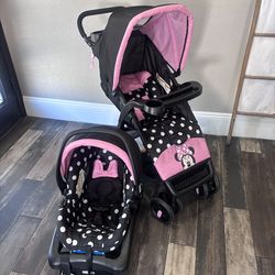 PRACTICALLY NEW DISNEY MINNIE MOUSE TRAVEL SYSTEM!!