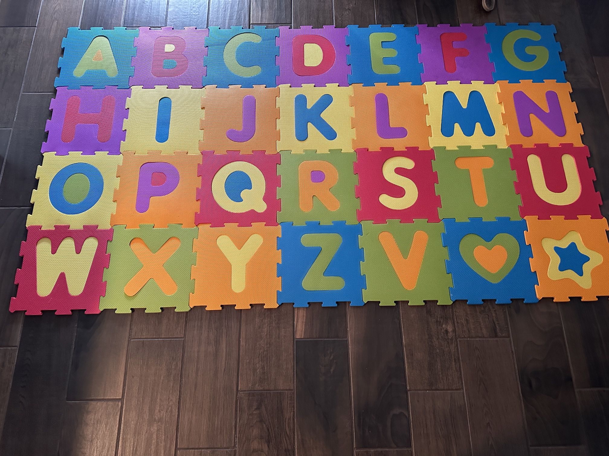Foam Floor Alphabet Puzzles Mat For Kids