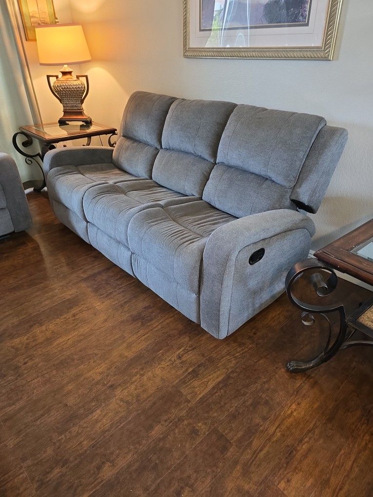 Living Room Couch/ Recliner 