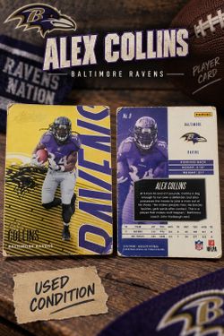 2018 Panini Absolute Alex Collins Ravens Card
