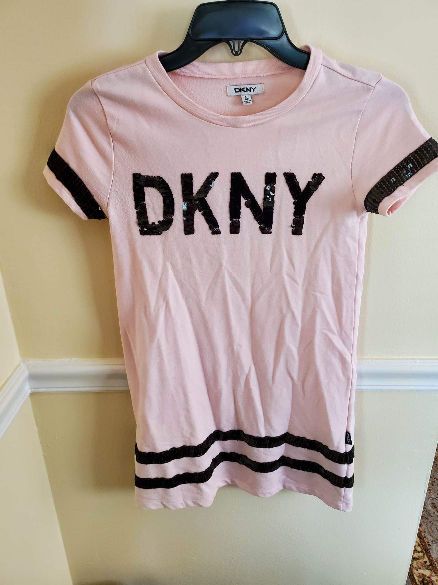 DKNY Dress Size L 12 Girls Kids Summer 
