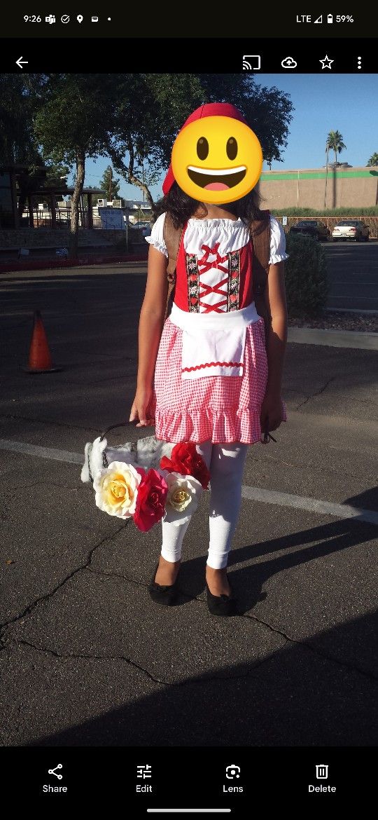 Little Red Riding Hood Costume For Girls
