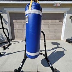 EVERLAST DUAL STATION PUNCHING BAG  STAND, BOXING BAG, PROLAST, CENTURY PUNCHING BAG