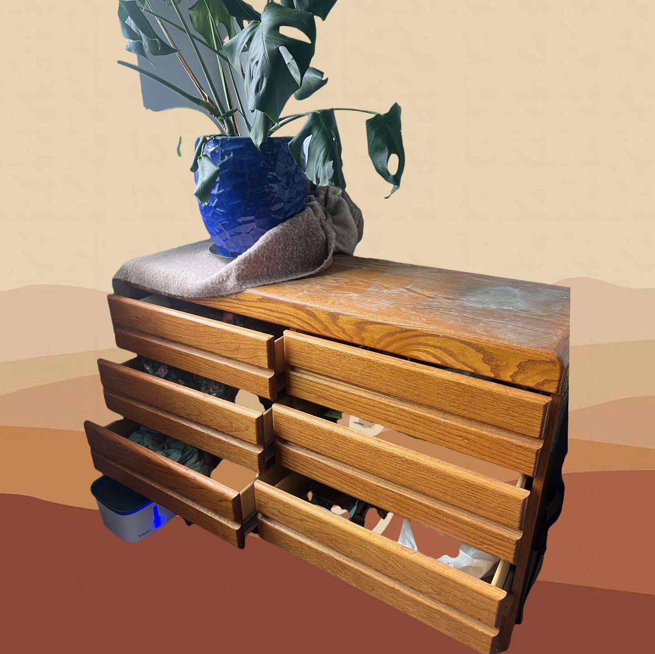 Oak Wood Dresser