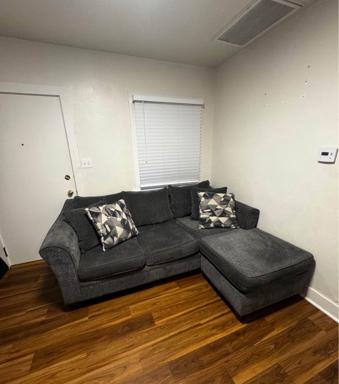 Dark Grey Couch 