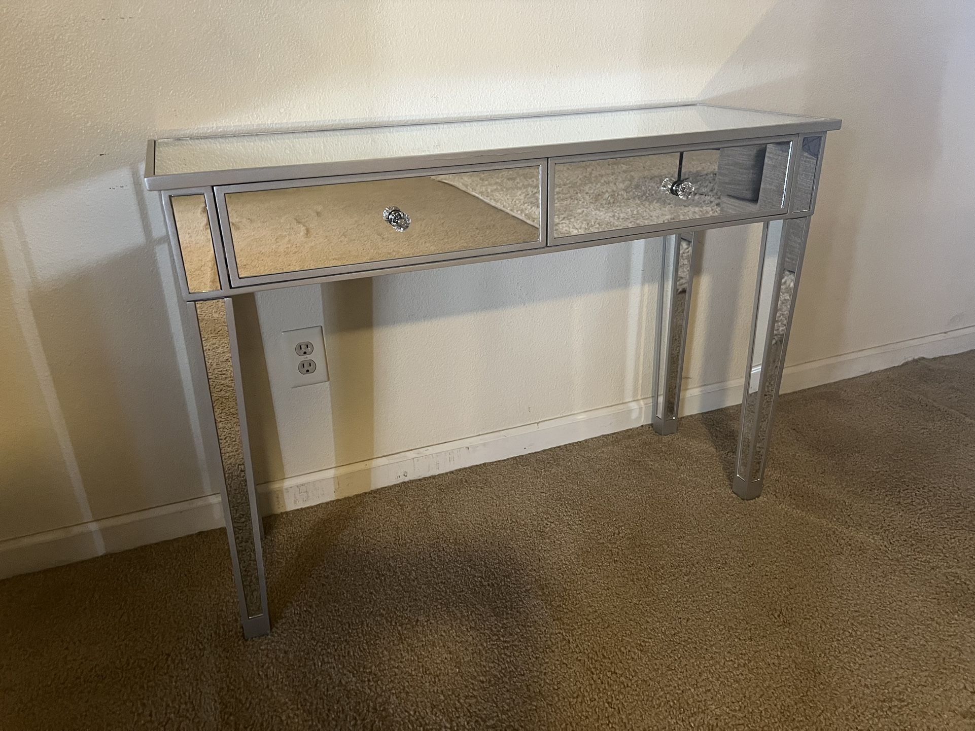 Mirrored Consoled table