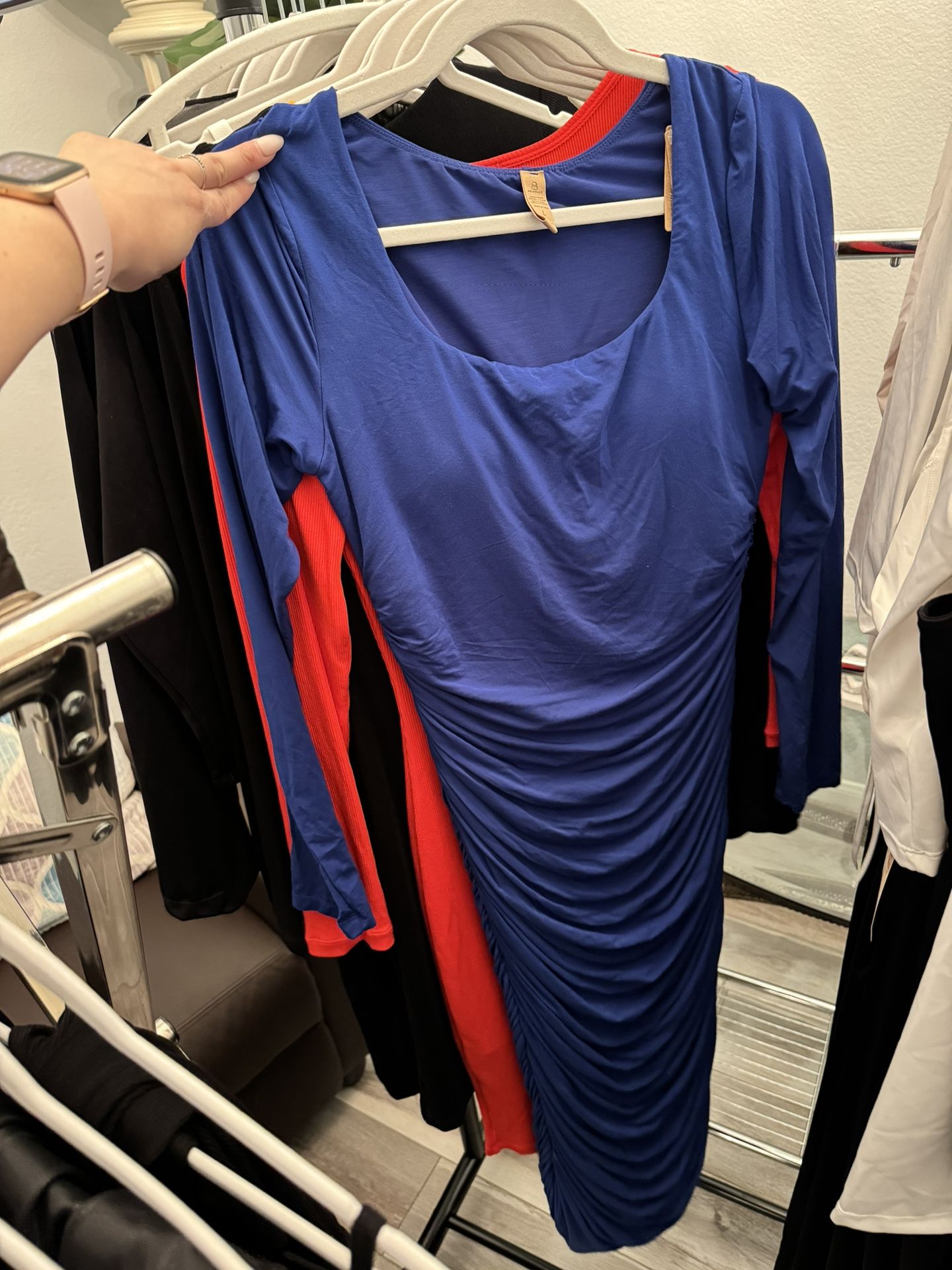 Shapellx Blue Dress New 