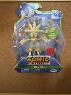 Jakks Pacific - Sonic the Hedgehog 35th SILVER 4" Action Figure