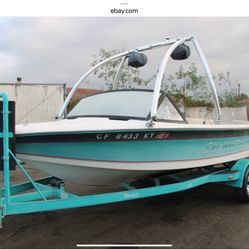 1991 Natique Ski Correct Craft With Trailer 19ft Automatic $3,750