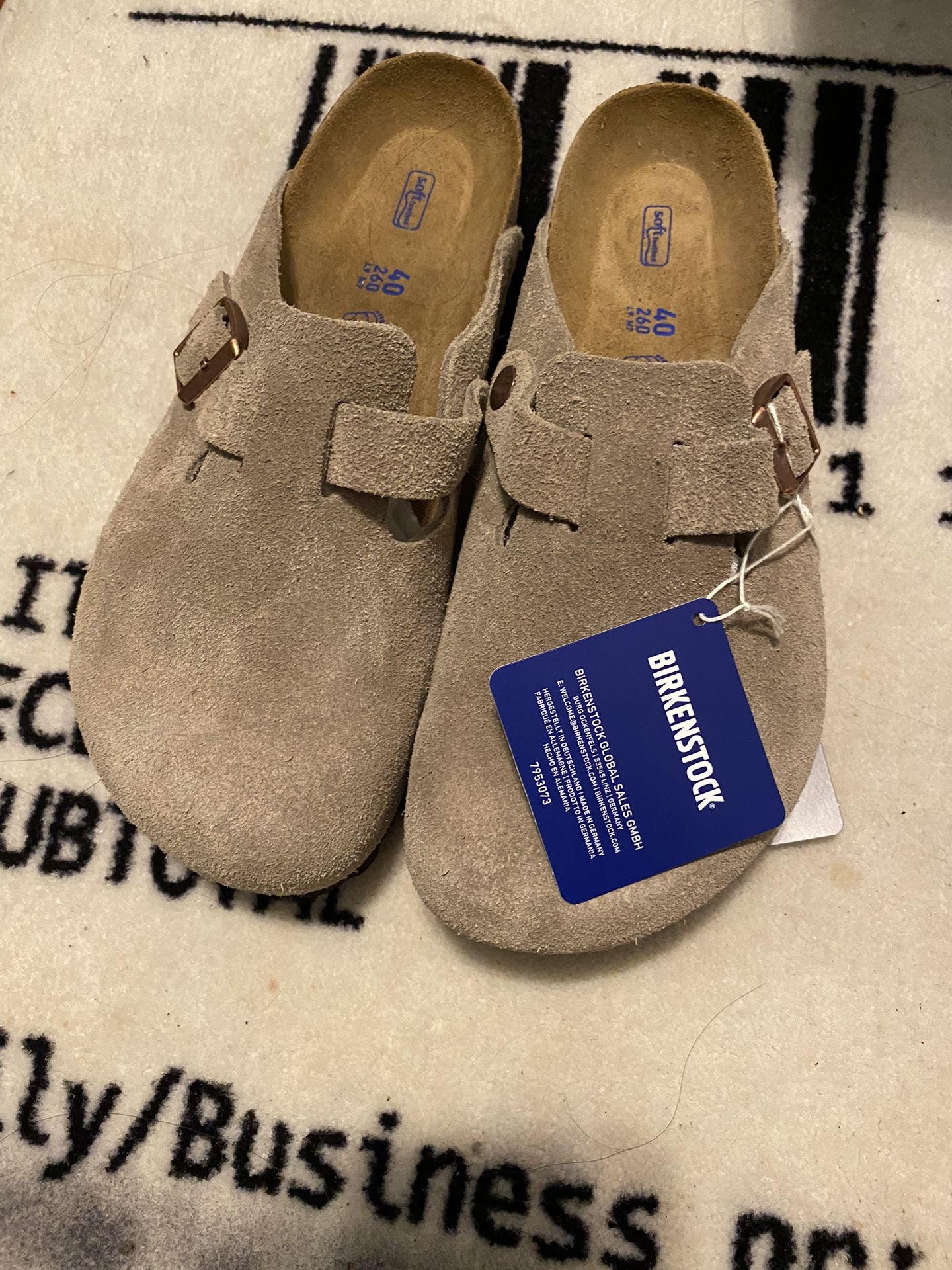 Boston Birkenstocks 