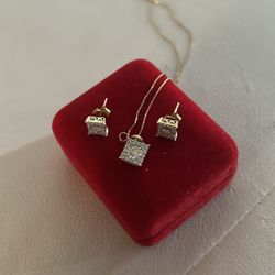 Necklace With Earrings Set