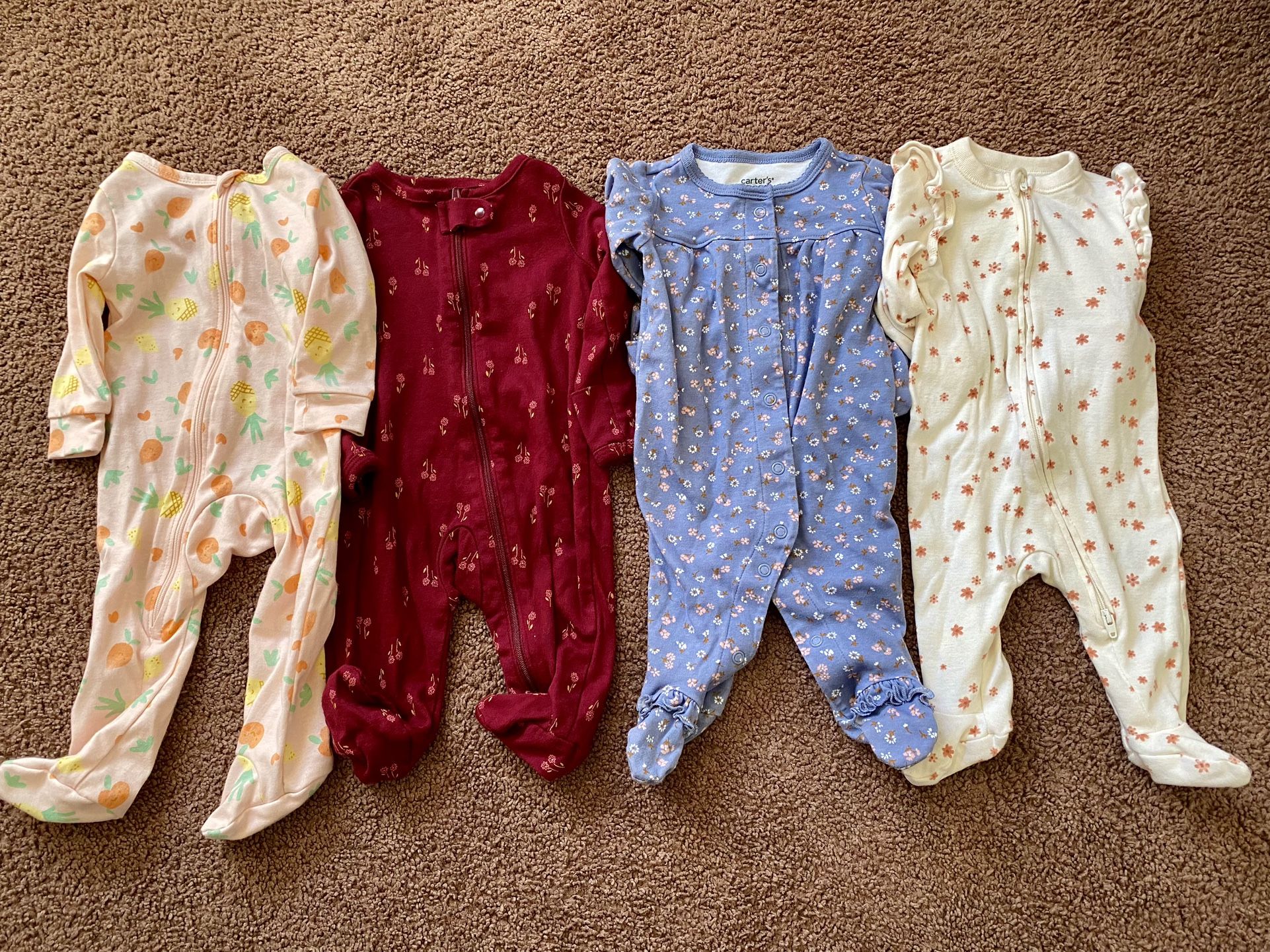 Baby Girl Sleepers (3m)