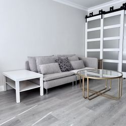 Grey Textile Sofa