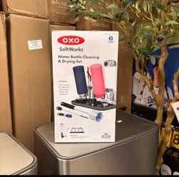 OXO water bottle cleaning and drying set $12