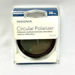 Insignia 58mm Circular Polarizer Filter - Black CB