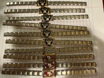 Raiders,49ers and Cowboys bracelets