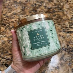 New Bath And Body Works Candle Fresh Balsam