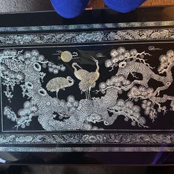 Korean Mother Of Pearl Floor Tea Table 