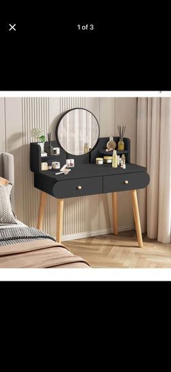 Vanity With Mirror (new In The Box)
