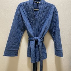 Quilted Denim Jacket 