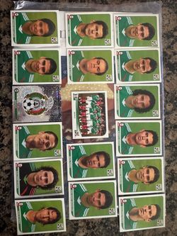 Panini FIFA World Cup Mexico Team Sticker Set
