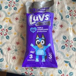 Luv Diapers 3 Pack 