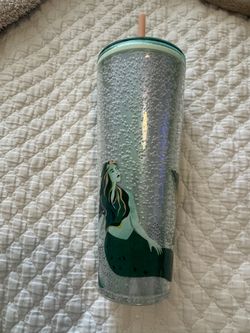 Starbucks Mermaid Tumbler Summer Water Bottle 24 oz
